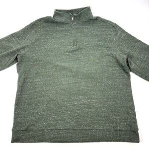 Fairlane 1/4 Zip Golf Pullover Sweatshirt Mens Sz XXL Heathered Green